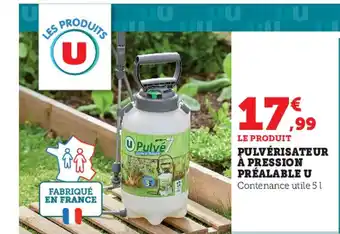 Super U Pulvérisateur à Pression Préalable U offre