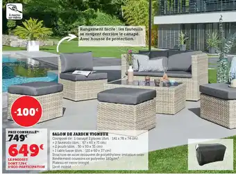 Super U Salon de Jardin Vigneux offre