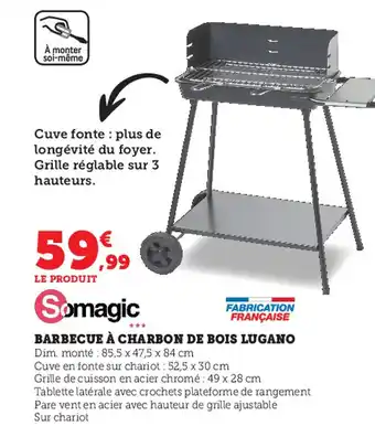 Super U Barbecue à Charbon de Bois Lugano offre