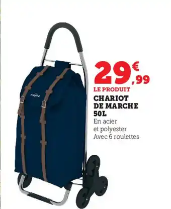 Super U Chariot de Marche 50 L offre