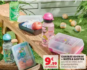 Super U Coffret Gourde + Boîte à Gouter offre