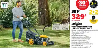 Super U Tondeuse Thermique Tractee Mowox 135CC offre
