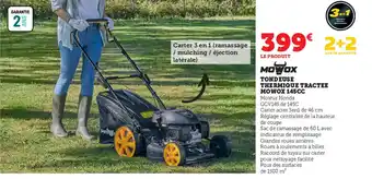 Super U Tondeuse Thermique Tractee Mowox 145CC offre