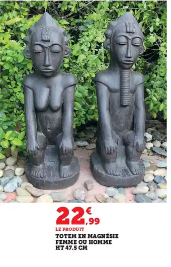 Totem en Magnésie Femme ou Homme HT 47.5 CM