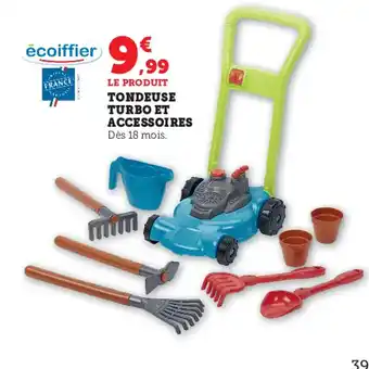 Super U Tondeuse Turbo et Accessoires offre