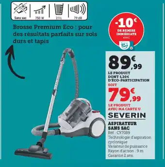 Super U Aspirateur Sans Sac offre