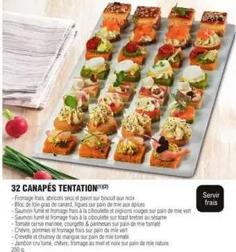 E.Leclerc 32 Canapés Tentation offre