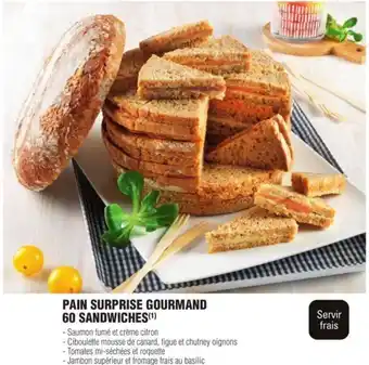 E.Leclerc Pain Surprise Gourmand 60 Sandwiches offre
