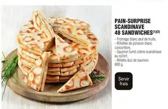 Pain-Surprise Scandinave 48 Sandwiches