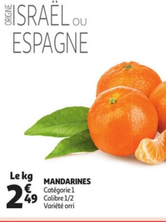 Auchan Mandarines offre