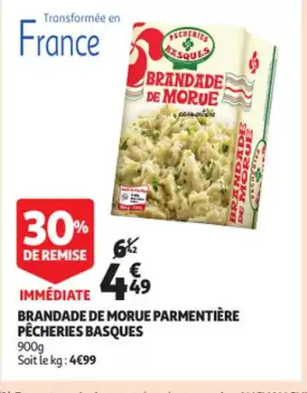 Brandade De Morque Parmentiére Pecheries Basques