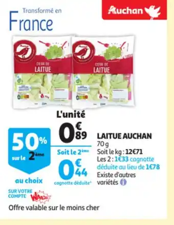 Laitue Auchan