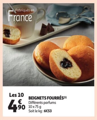 Auchan Beignets Fourrés offre