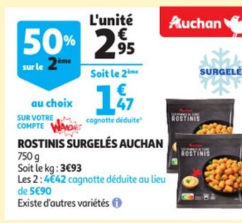 Auchan Rostinis Surgeles Auchan offre