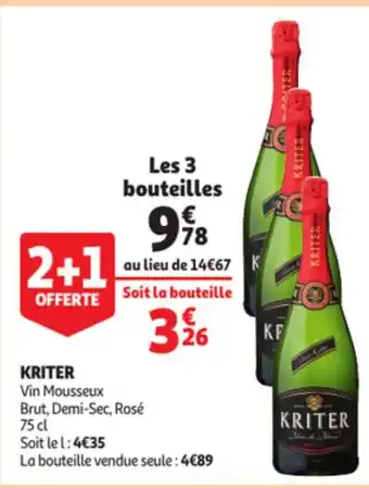 Auchan Kriter offre
