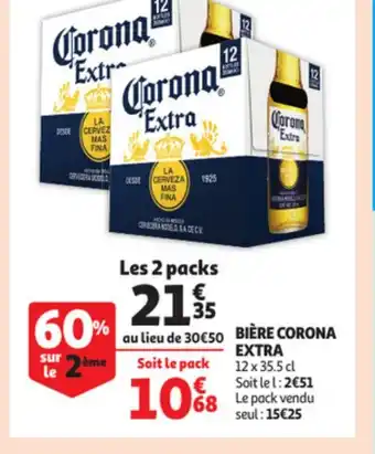 Auchan Biere corona extra offre