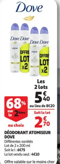 Deodorant atomiseur Dove