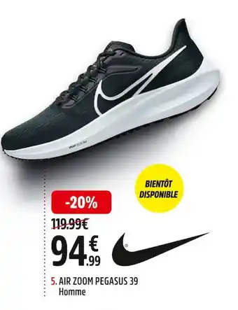 Intersport Air zoom pegasus 39 homme offre