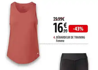 Intersport Debardeur de training femme offre