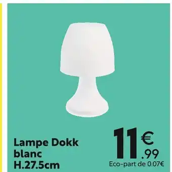 Maxi Bazar Lampe dokk blanc offre