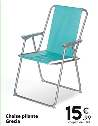 Maxi Bazar Chaise pliante grecia offre