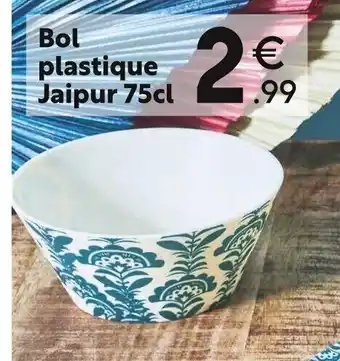 Bol plastique jaipur 75cl