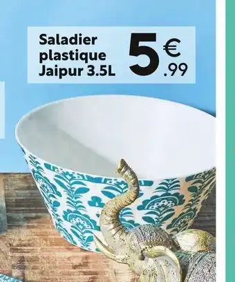 Maxi Bazar Saladier plastique jaipur 3,5L offre