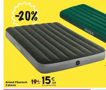 Maxi Bazar Airbed fibertech 2 places offre