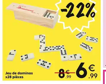 Maxi Bazar Jeu de dominos offre