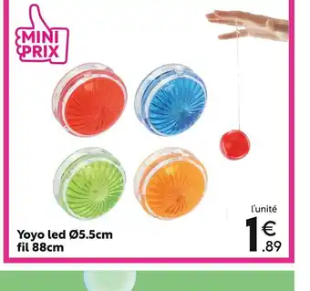 Maxi Bazar Yoyo led 5.5cm fil 88cm offre