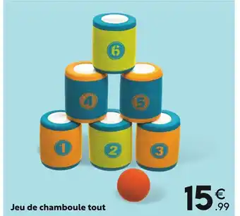 Maxi Bazar Jeu de chamboule tout offre