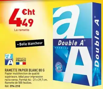 Hyperburo Ramette Papier Blanc 80 G offre