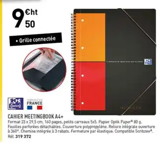 Hyperburo Cahier Meetingbook A4+ offre