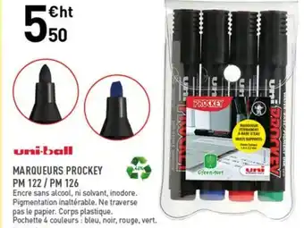 Hyperburo Marqueurs Prockey PM 122/ PM 126 offre
