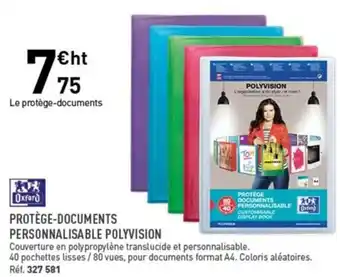 Hyperburo Protège-Documents Personnalisable Polyvision offre