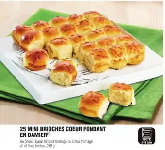 E.Leclerc 25 Mini Brioches Coeur Fondant en damier offre