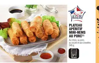E.Leclerc Plateau Apéritif Mini-Nems Au Porc offre
