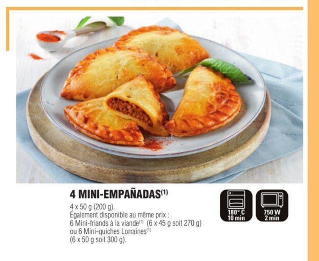 E.Leclerc 4 Mini-Empanadas offre