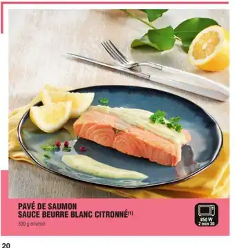 Pavé De Saumon Sauce Beurre Blanc Citronné