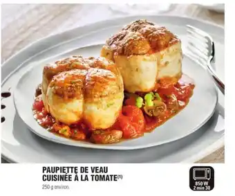E.Leclerc Paupiette De Veau Cuisinée A La Tomate offre