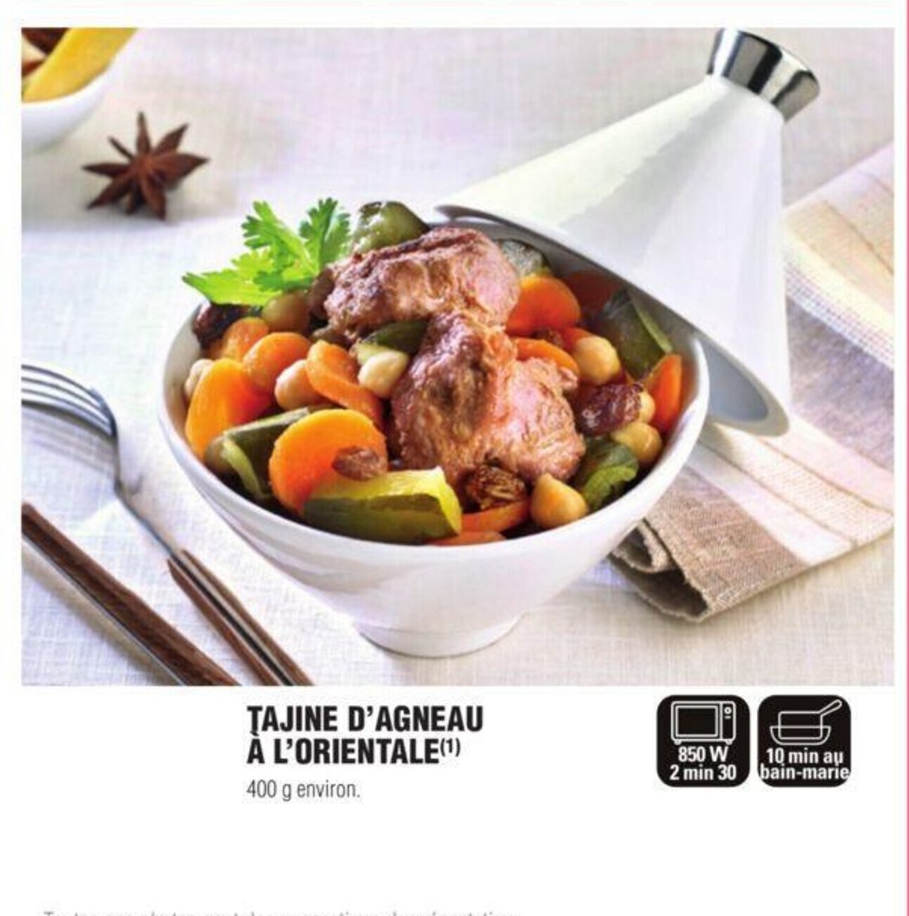 E.Leclerc Tajine D'Agneau A L'Orientale offre