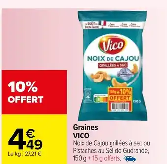 Carrefour Graines VICO offre