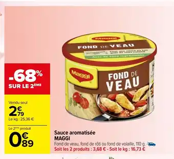 Carrefour Sauce Aromatisée Maggi offre
