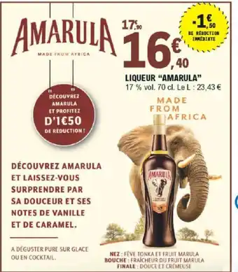 E.Leclerc Liqueur Amarula offre
