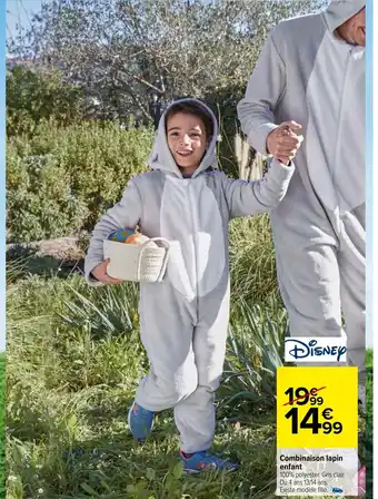 Combinaison Lapin Enfant