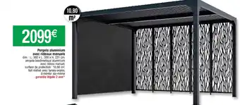 Pergola Aluminium Avec Rideaux Manuels