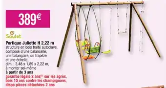 Portique Juliette H 2.22 m