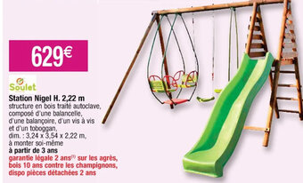 Cora Station Nigel H. 2.22 m offre