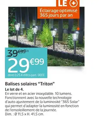 Balises Solaires Triton