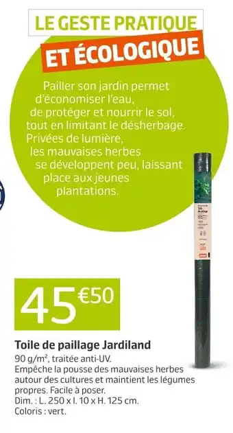Toile de Paillage Jardiland